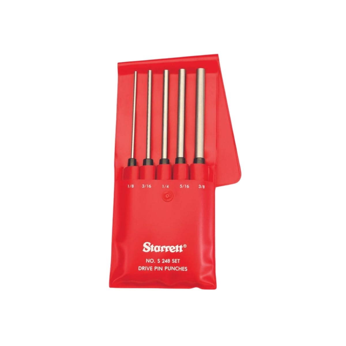 Starrett S248PC Extended Length Drive Pin Punch Set