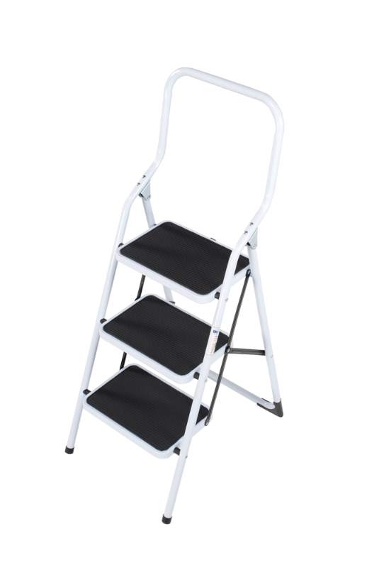 TB Davies 1216-051 3 Tread High Rail Steel Step Stool