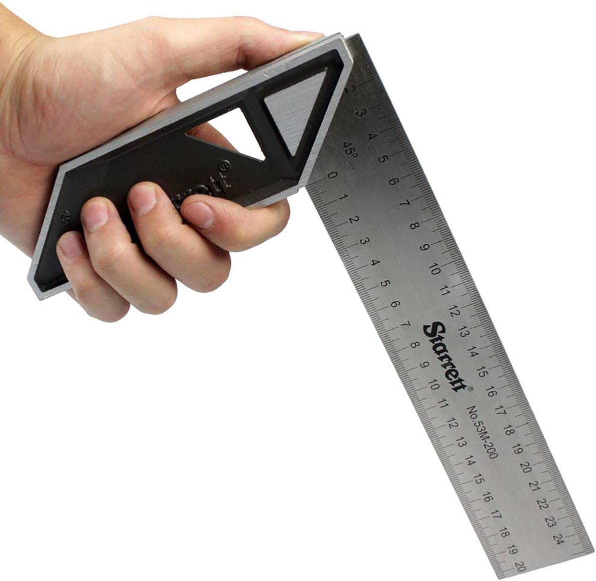 Starrett K53M-200-S Carpenter Try Square for Woodworking