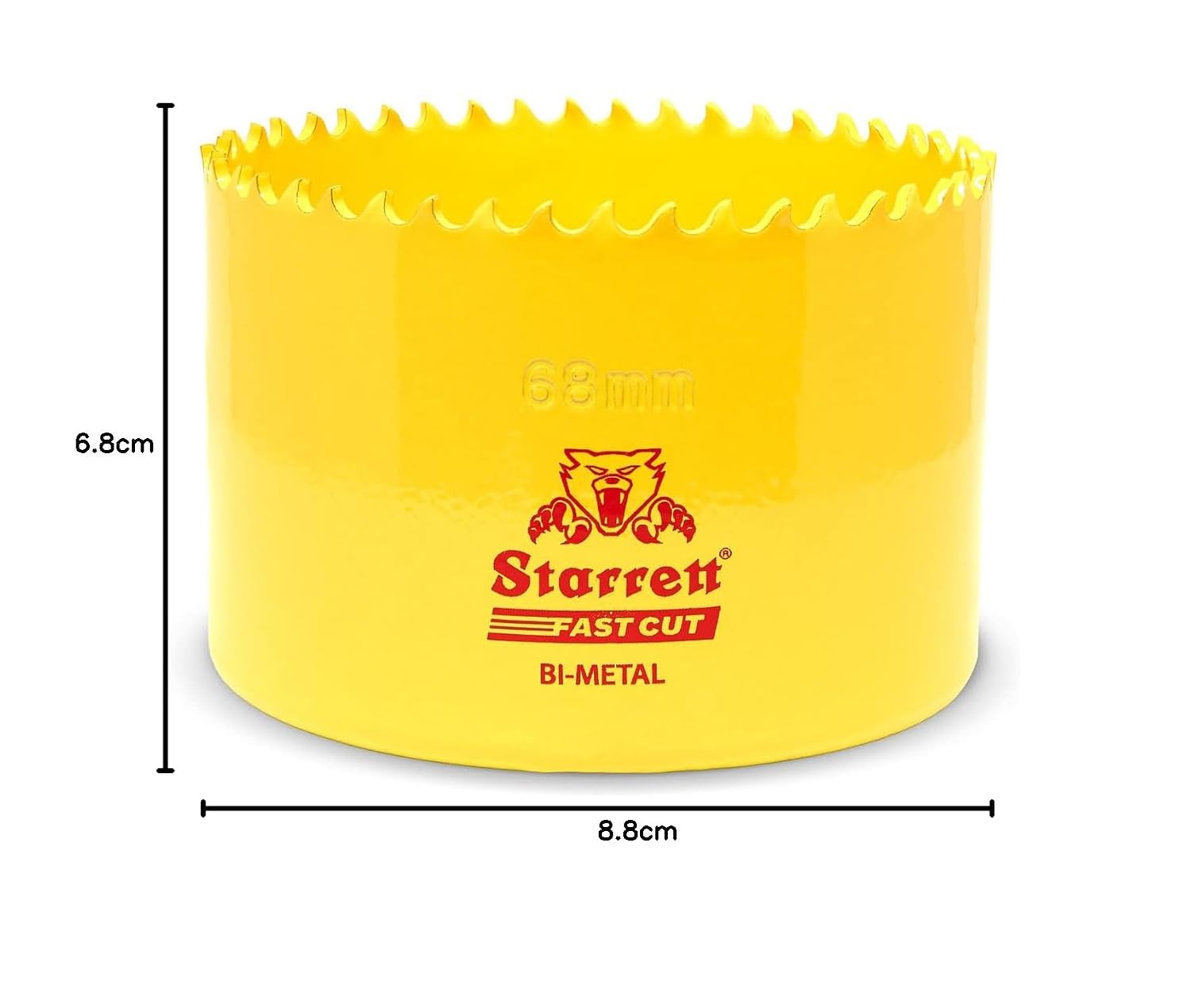 Starrett FCH068M 68mm Fast Cut HSS Bi-Metal Holesaw
