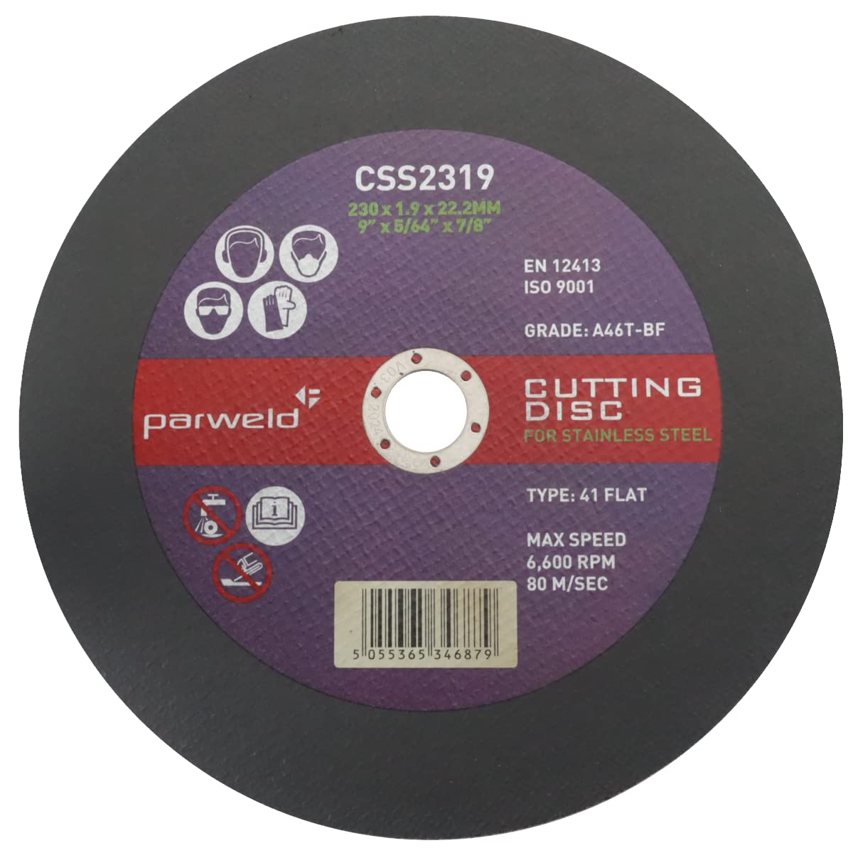 Parweld 230x1.9MM Cutting Disc (25 Pce)