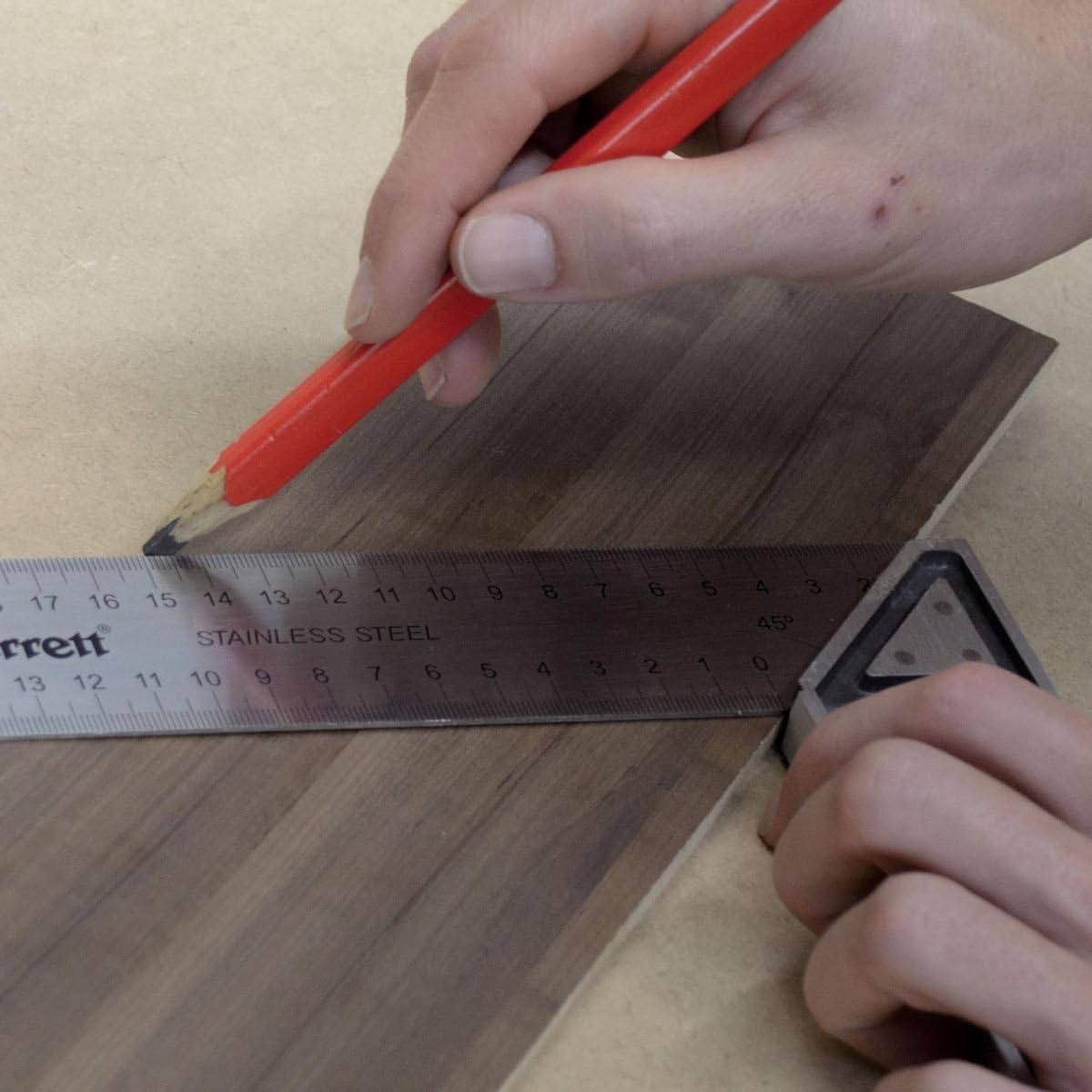 Starrett K53M-350-S Carpenter Try Square for Woodworking