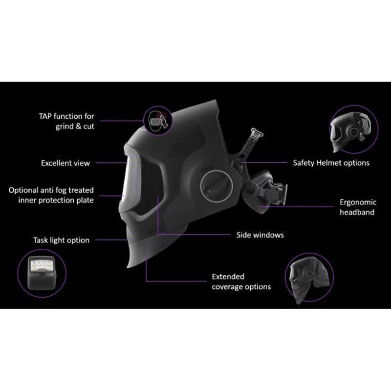 3M Speedglas Welding Helmet 631830 G5-03 Pro with Welding Filter G5-01/03VC