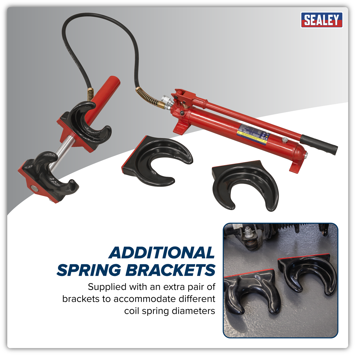 Sealey VS7011 Hydraulic Coil Spring Compressor 1000kg