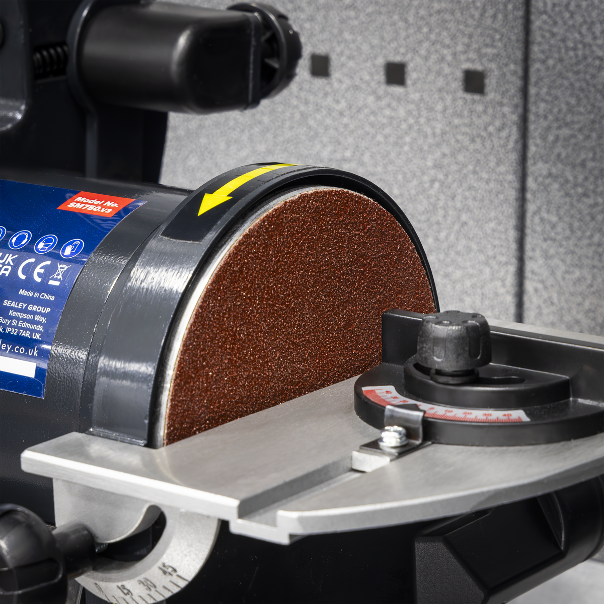 Sealey SM750 Belt/Disc Sander 25 x 762mm/125mm 250W/230V