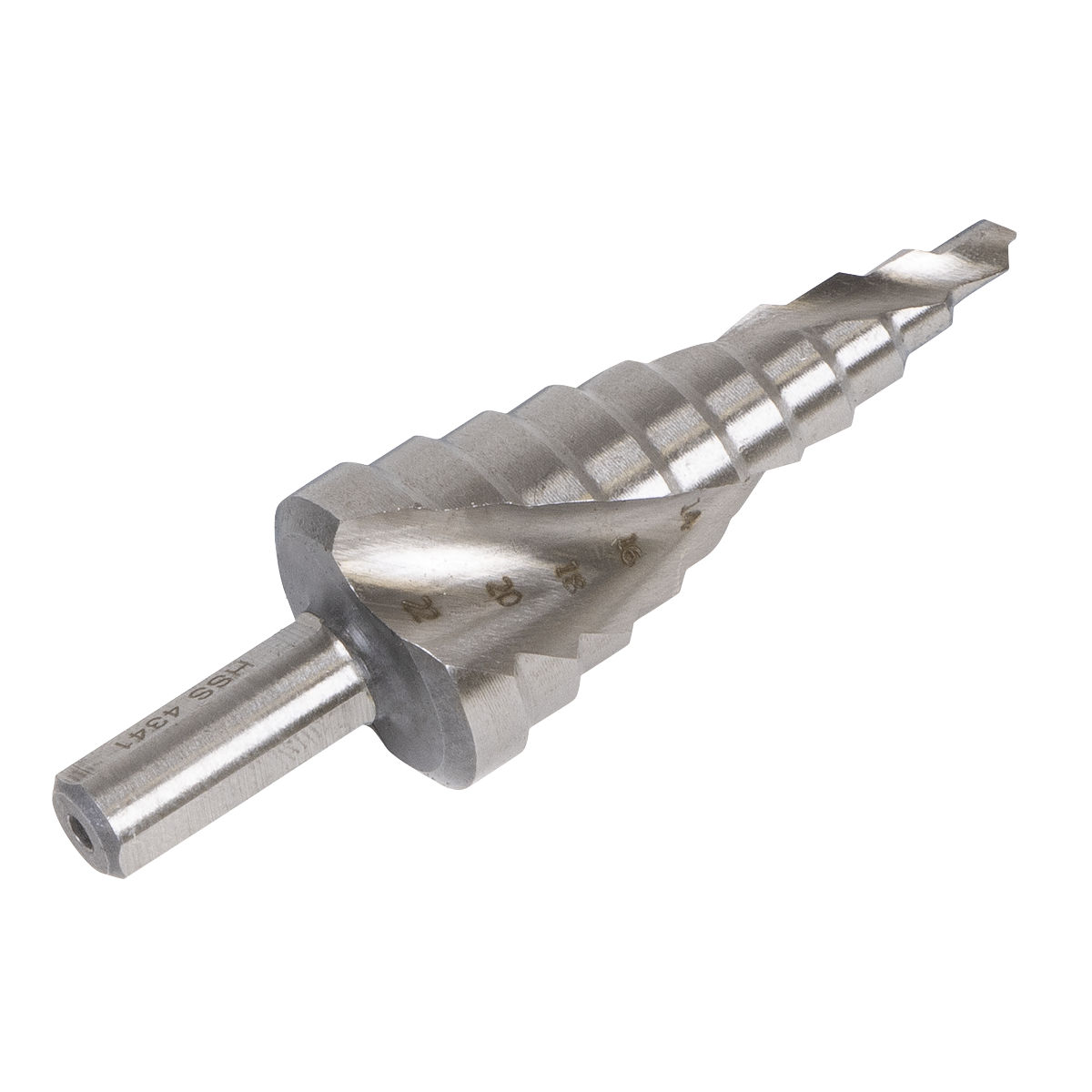 Sealey AK4747 HSS 4341 Step Drill Bit 4-22mm Spiral Flute