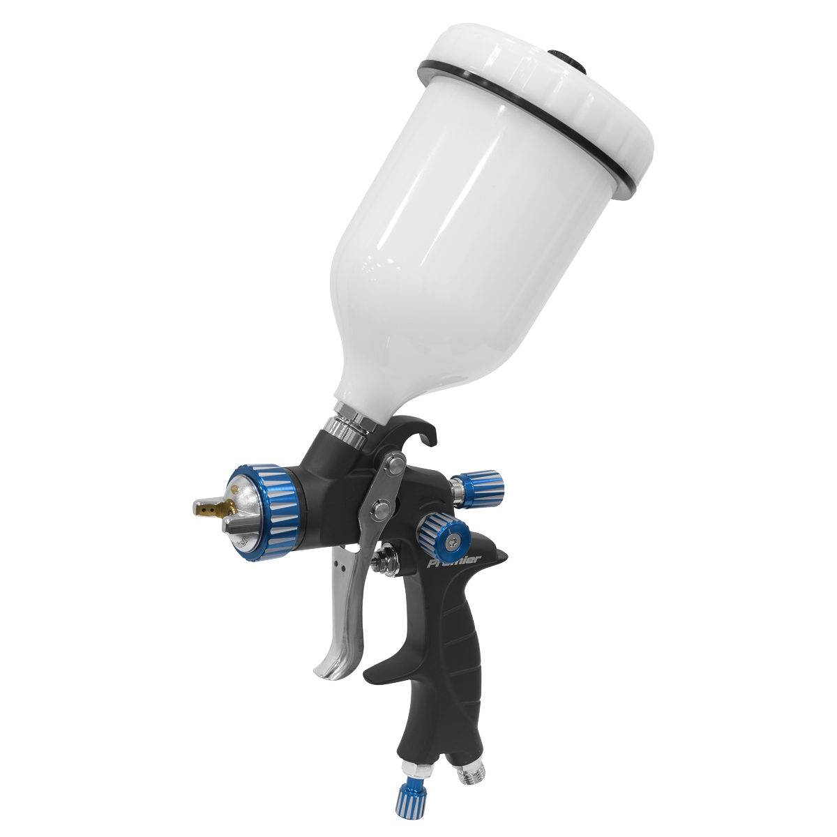 Sealey SP01 SP Gravity Feed Spray Gun 1.4mm Set-Up