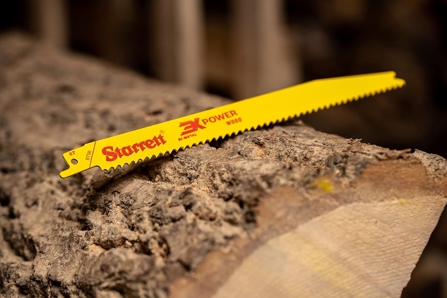 Starrett BT96-5 3X Power Wood Cutting Reciprocating Saw Blade 228mm  (9") 6 TPI (5 Pcs)