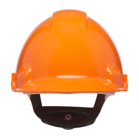3M PELTOR G3000 Safety Helmet with Uvicator Sensor, Pinlock, Ventilated, Leather Sweatband, Orange, G3000DUV-OR