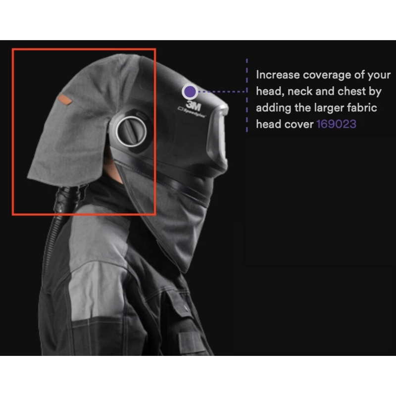 3M Head Protection, Flame-Retardant Fabric, Large for 3M Speedglas Welding Helmet G5-01, 169023