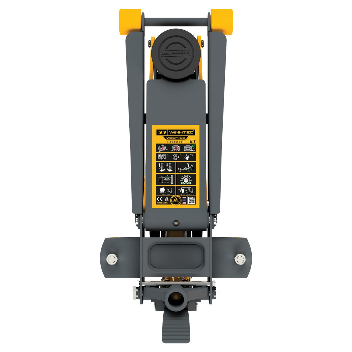 SIP 09712 WINNTEC +SERIES 2 Ton Low-Profile Trolley Jack