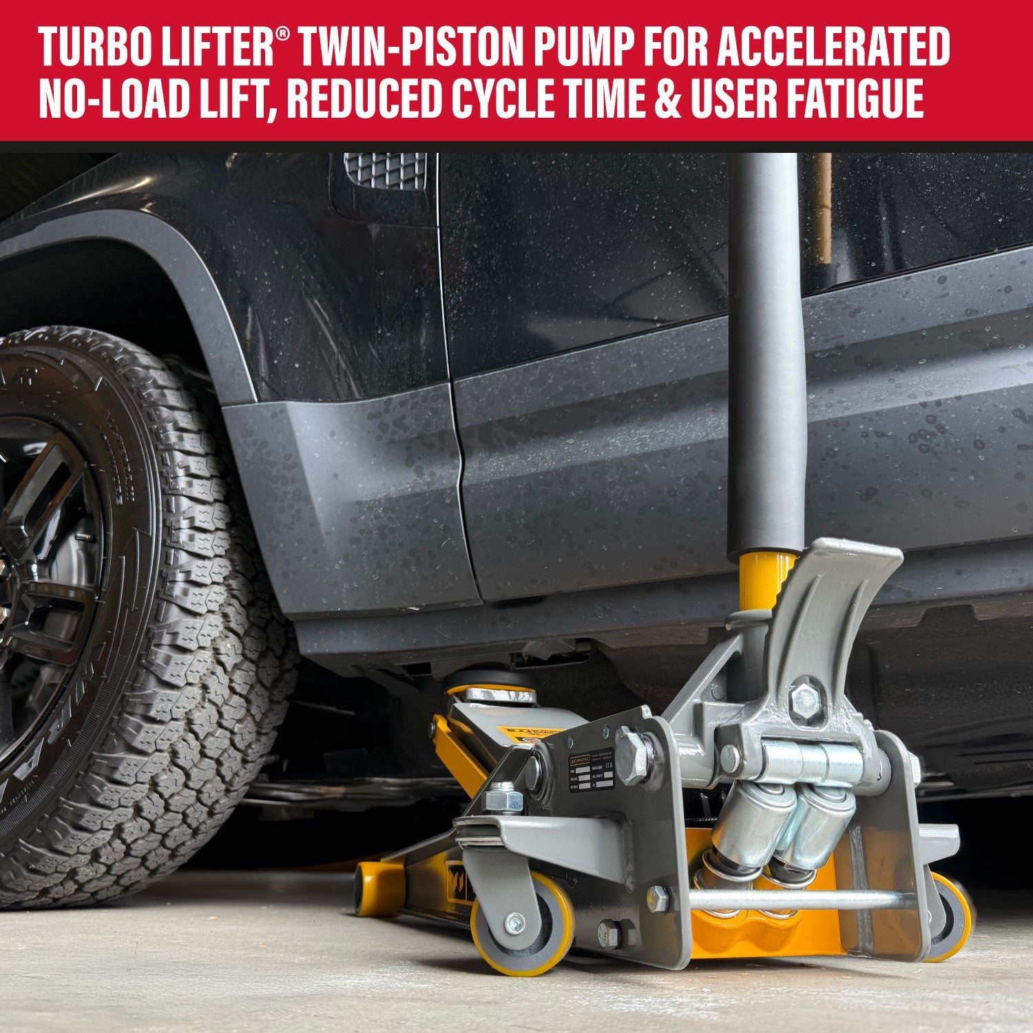 SIP 09713 WINNTEC® +SERIES 3 Ton Trolley Jack