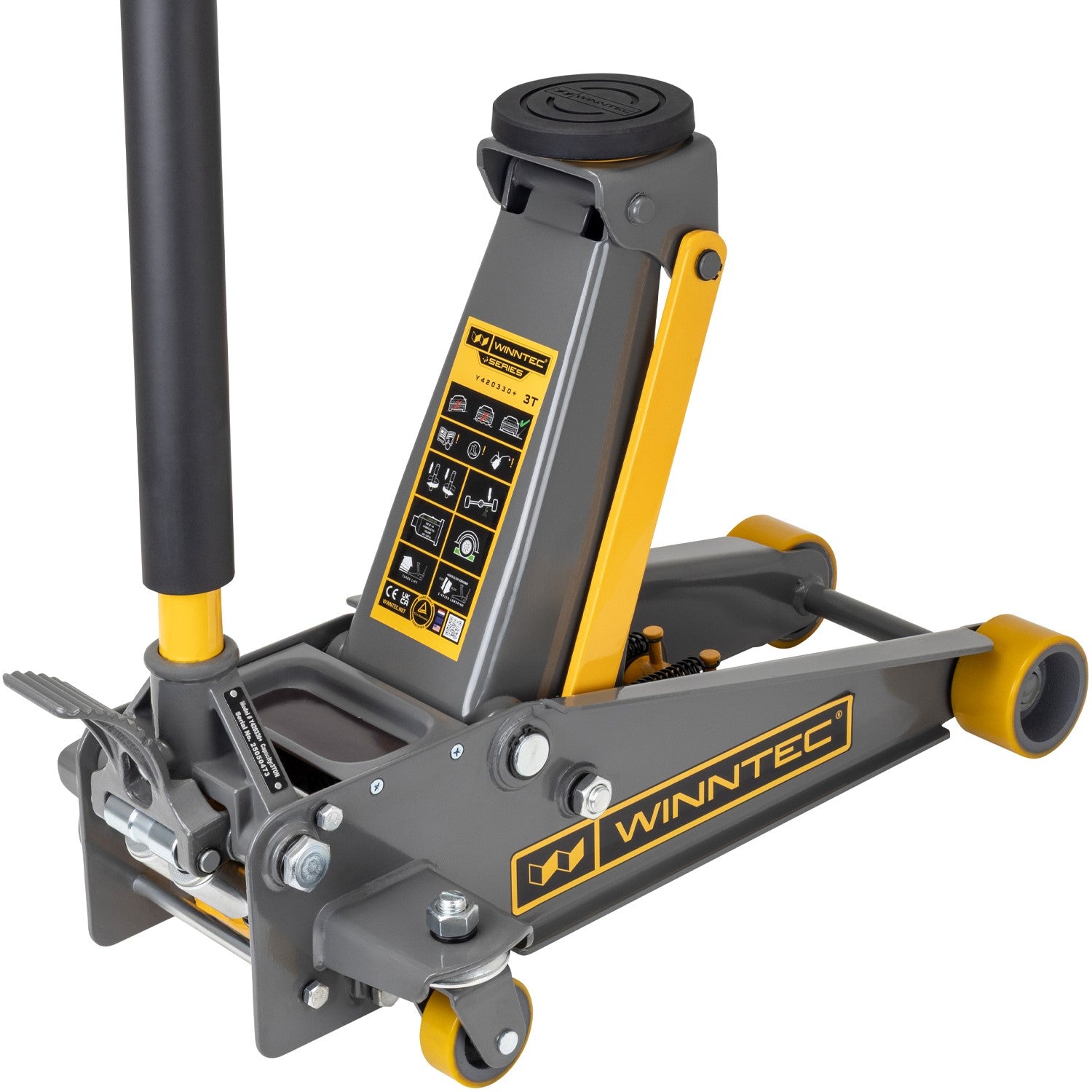 SIP 09713 WINNTEC® +SERIES 3 Ton Trolley Jack