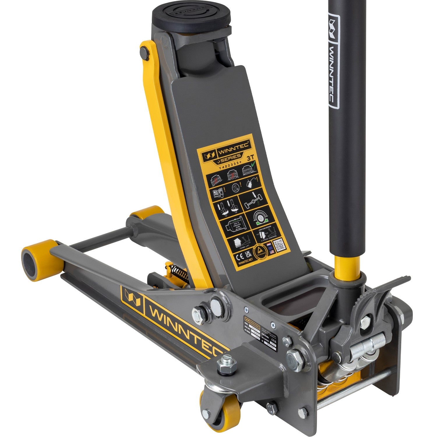 SIP 09714 WINNTEC +SERIES 3 Ton Low-Profile Trolley Jack