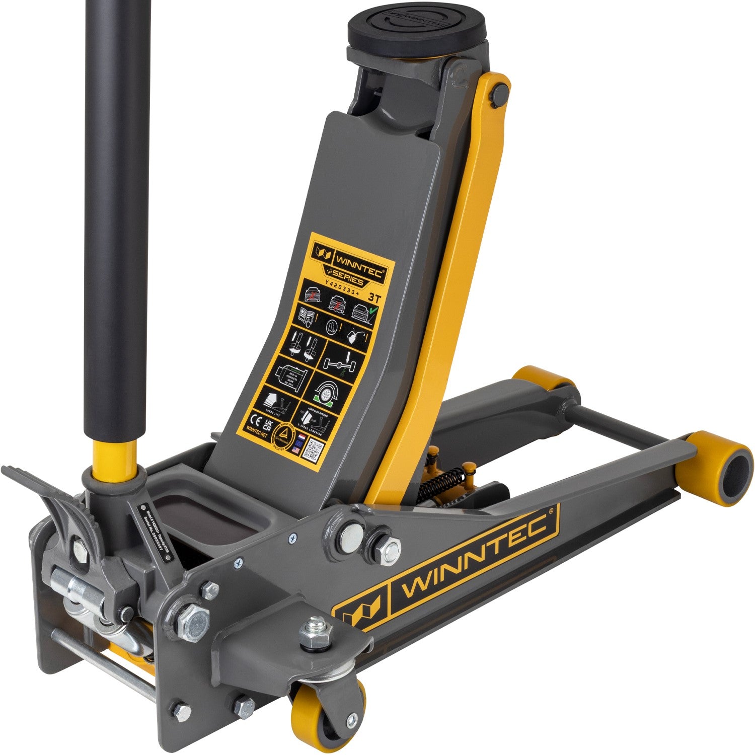 SIP 09714 WINNTEC +SERIES 3 Ton Low-Profile Trolley Jack