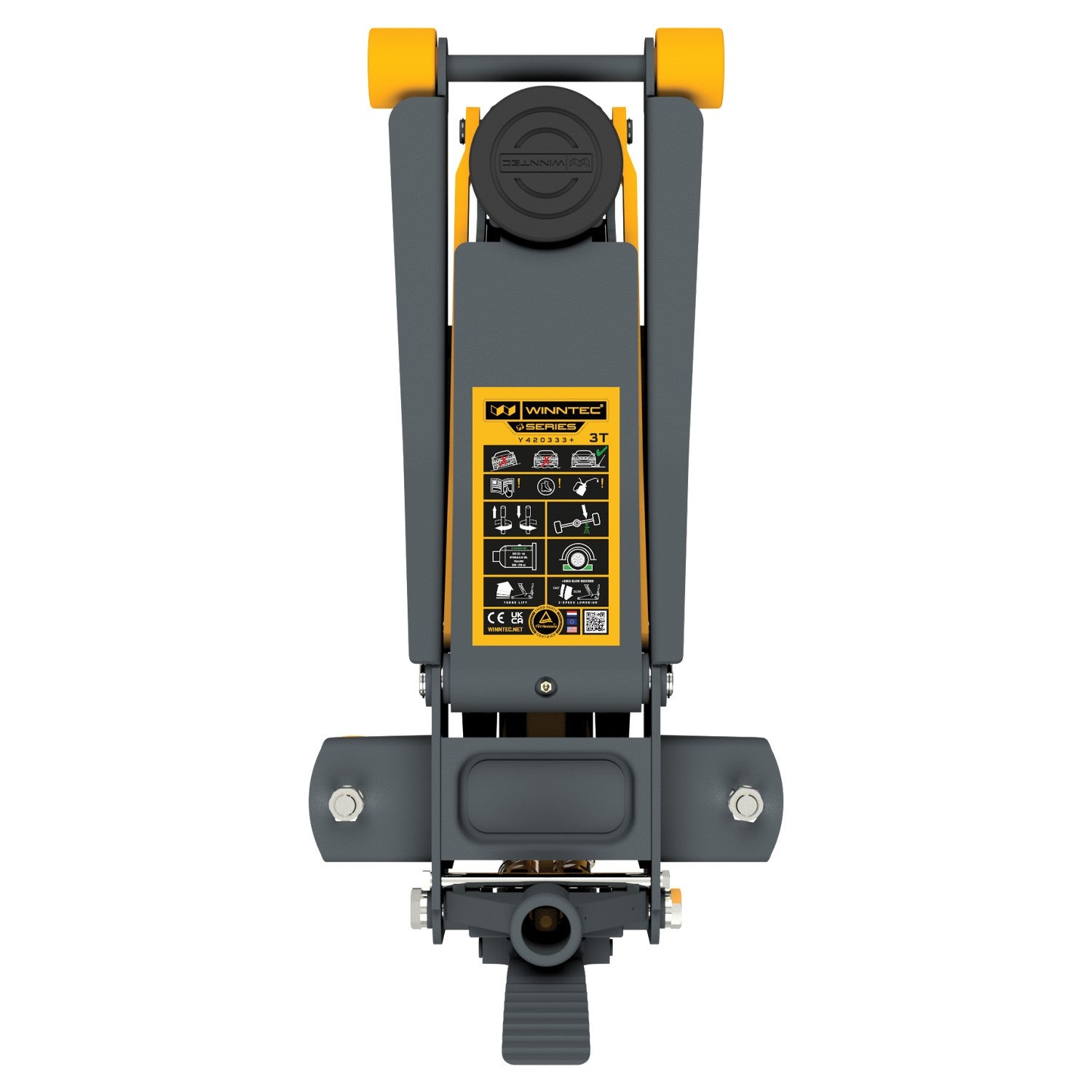 SIP 09714 WINNTEC +SERIES 3 Ton Low-Profile Trolley Jack