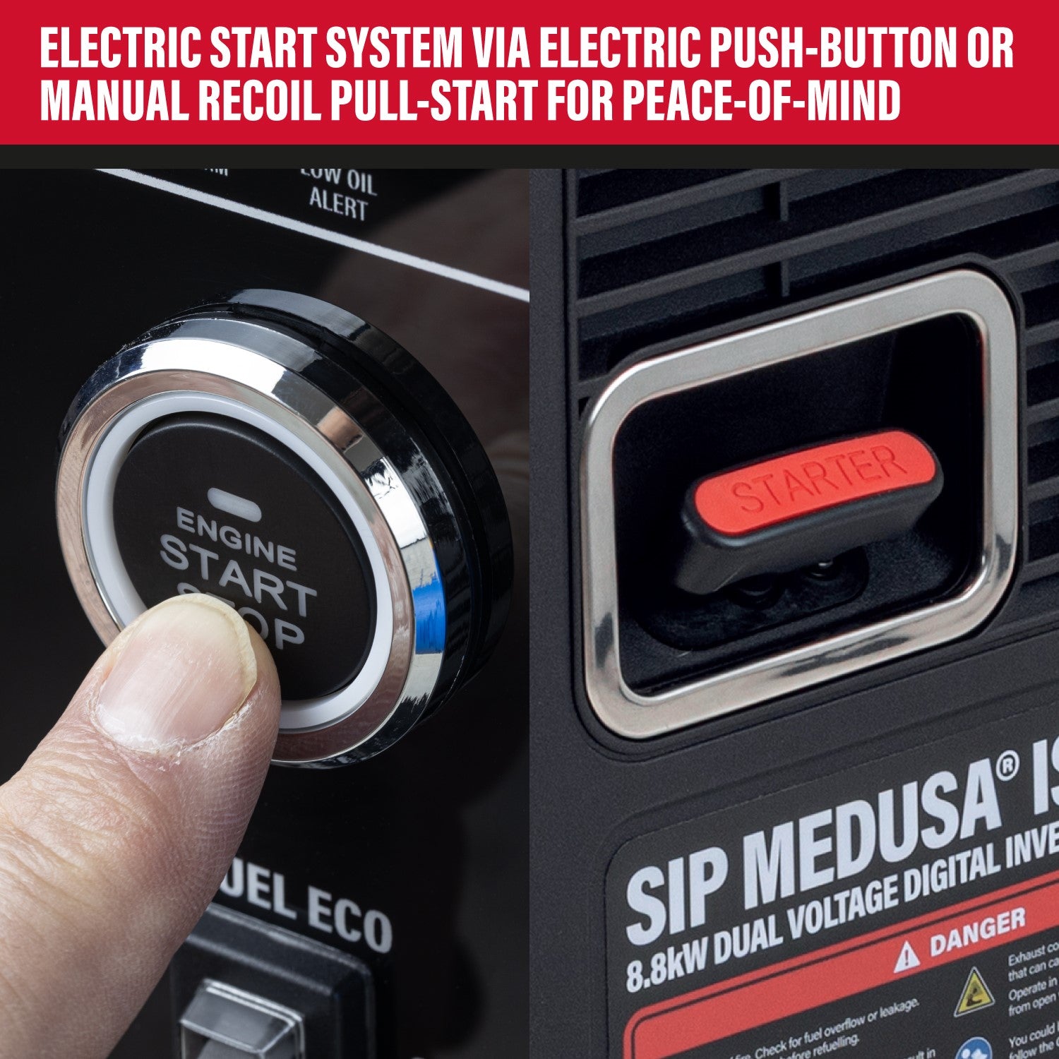 SIP 25405 MEDUSA ISG8800 Digital Inverter Generator