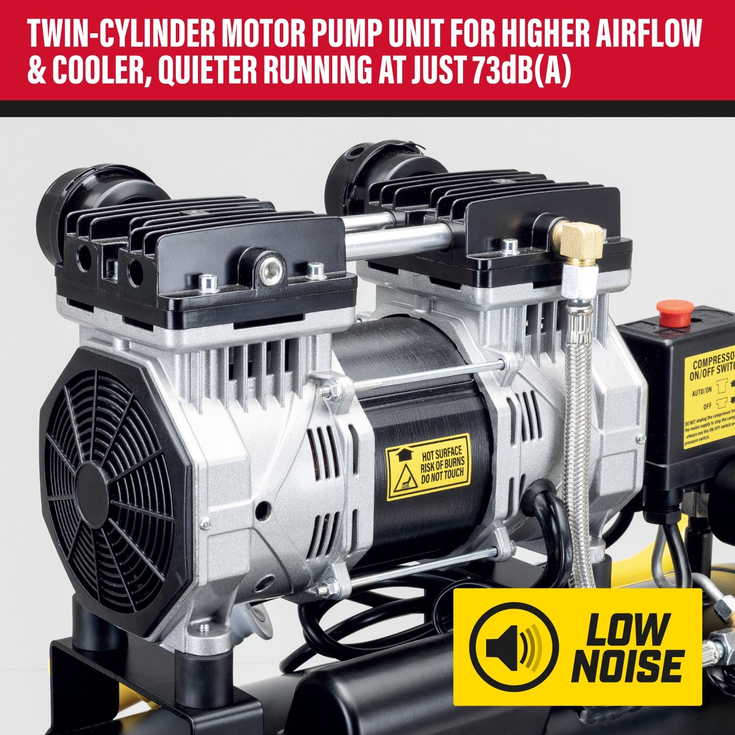 SIP 05871 110V 24L Low Noise Direct Drive Compressor