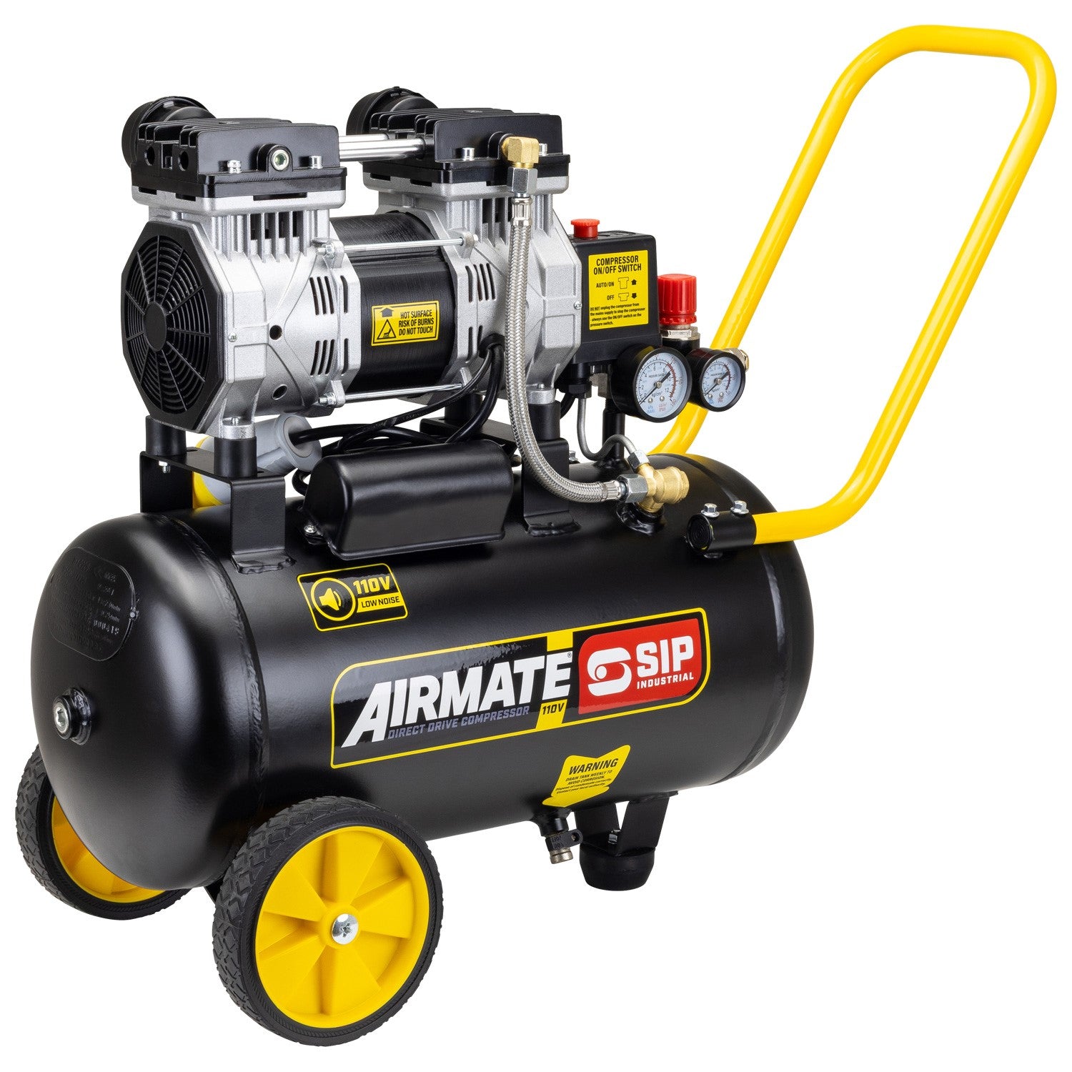 SIP 05871 110V 24L Low Noise Direct Drive Compressor