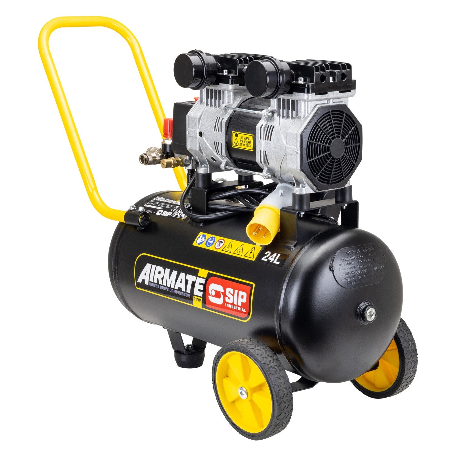 SIP 05871 110V 24L Low Noise Direct Drive Compressor
