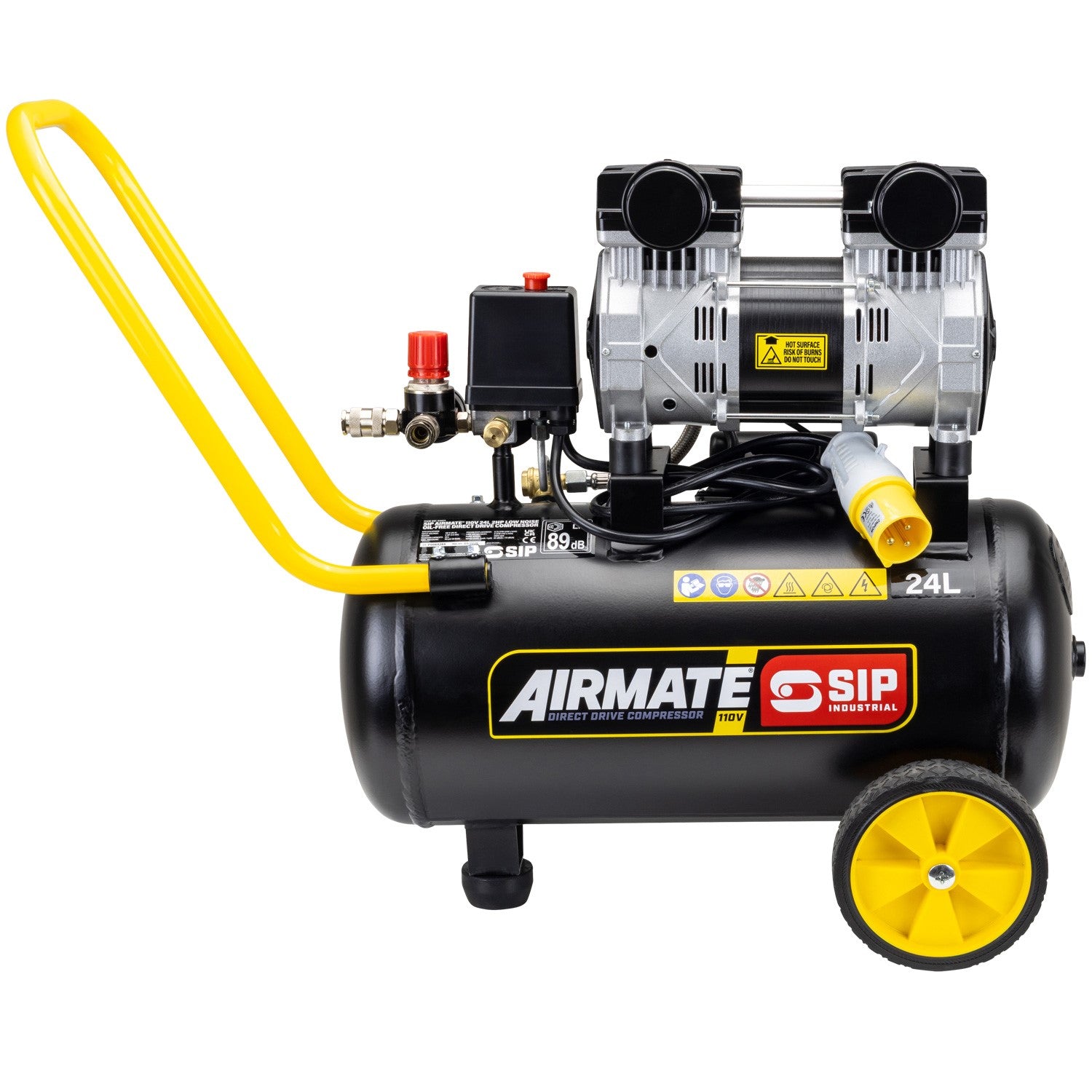 SIP 05871 110V 24L Low Noise Direct Drive Compressor
