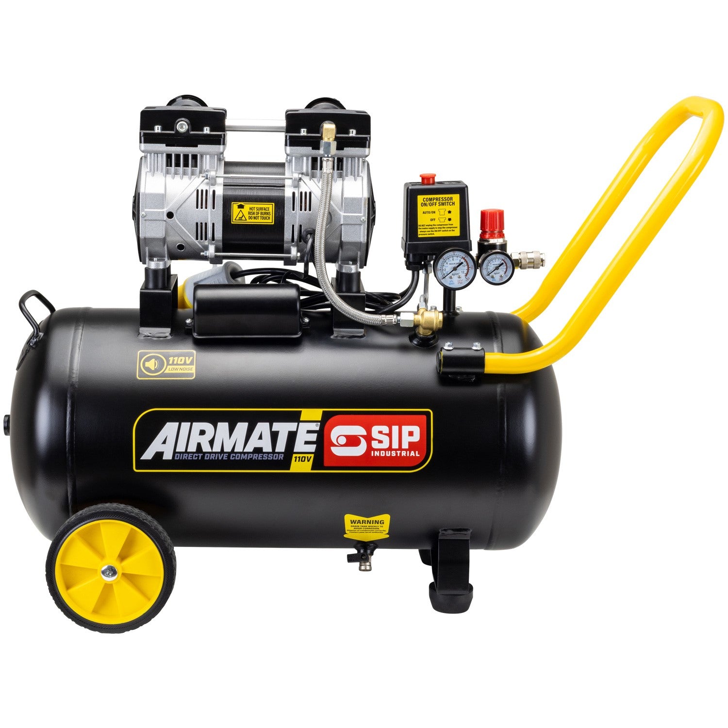 SIP 05872 110V 50L Low Noise Direct Drive Compressor