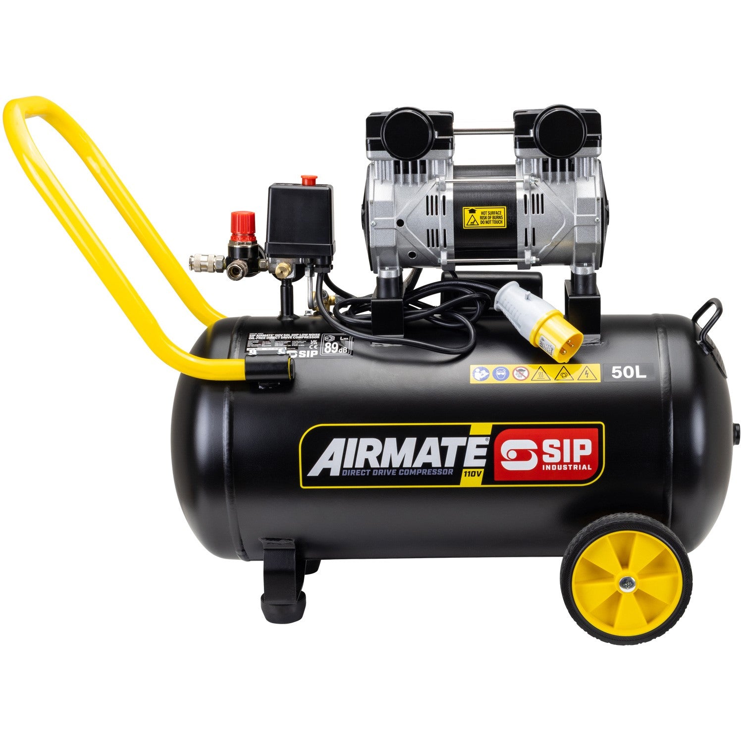 SIP 05872 110V 50L Low Noise Direct Drive Compressor