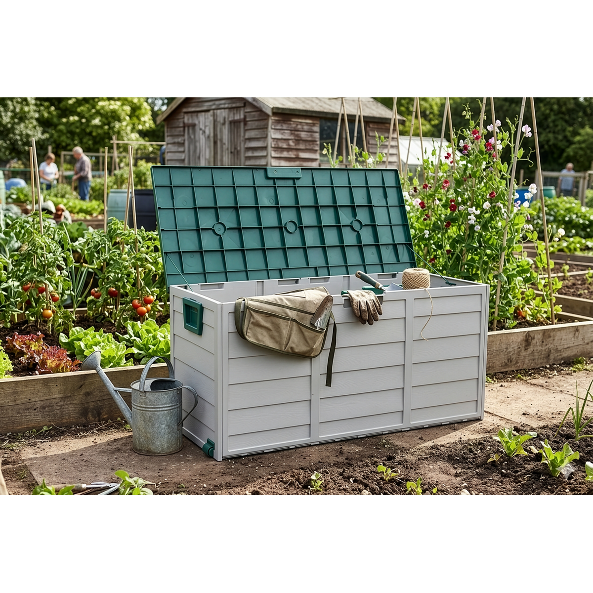 Sealey SBSC01 Outdoor Storage Box Polypropylene 460 x 1120 x 540mm