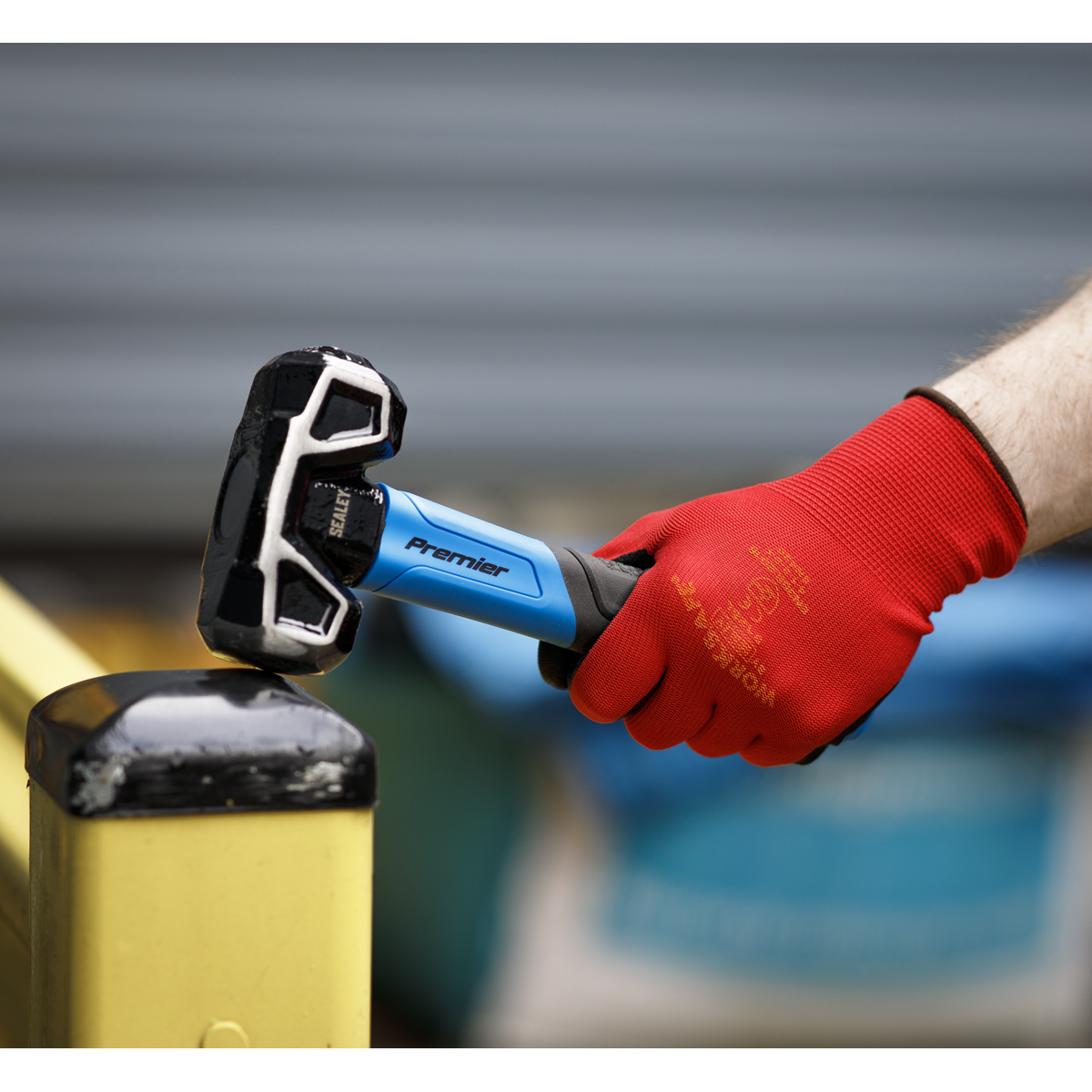 Sealey 9125XL Flexi Grip Nitrile Palm Gloves (X-Large) - Pair
