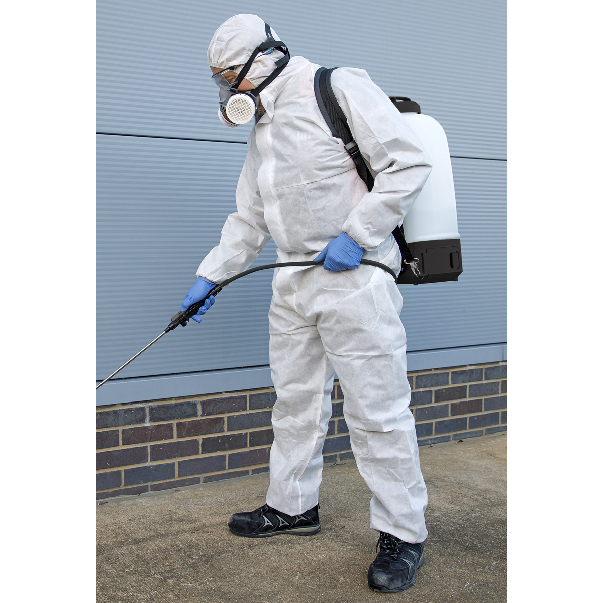 Sealey 9601XL Disposable Coverall White - X-Large