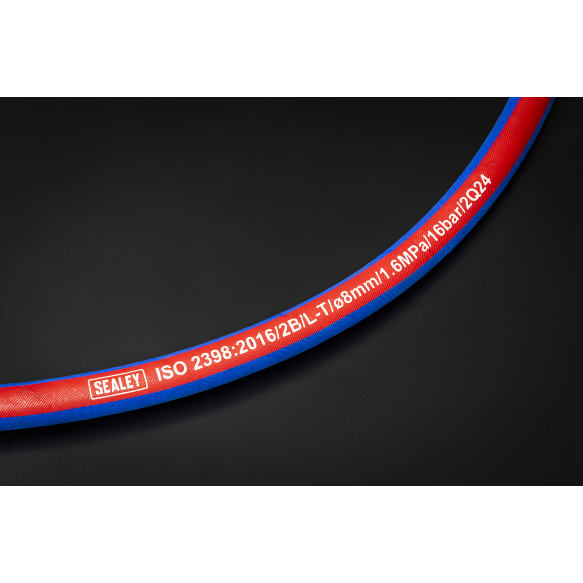 Sealey AH20R Extra-Heavy-Duty Air Hose with 1/4"BSP Unions 20m x 8mm