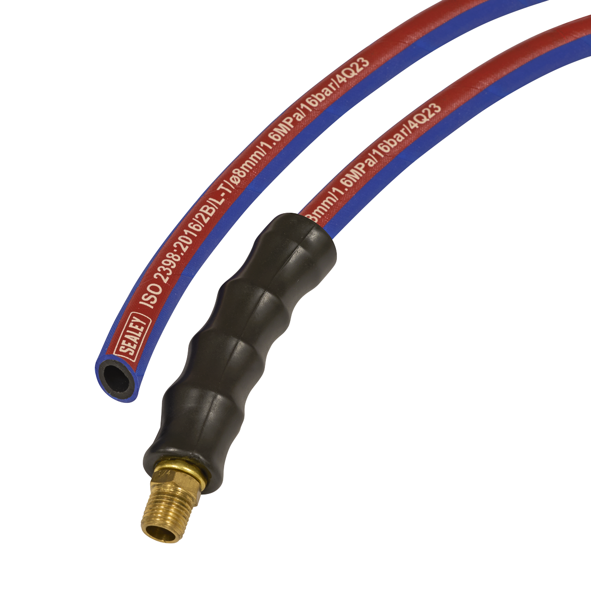 Sealey AH20R Extra-Heavy-Duty Air Hose with 1/4"BSP Unions 20m x 8mm