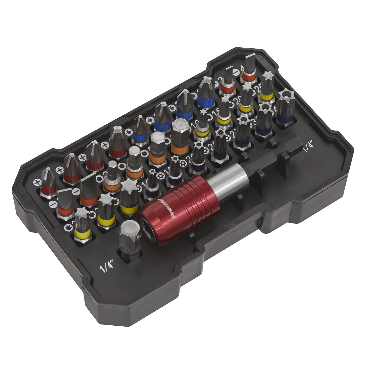 Sealey AK2110 Premier Colour-Coded Power Tool Bit Set 32pc