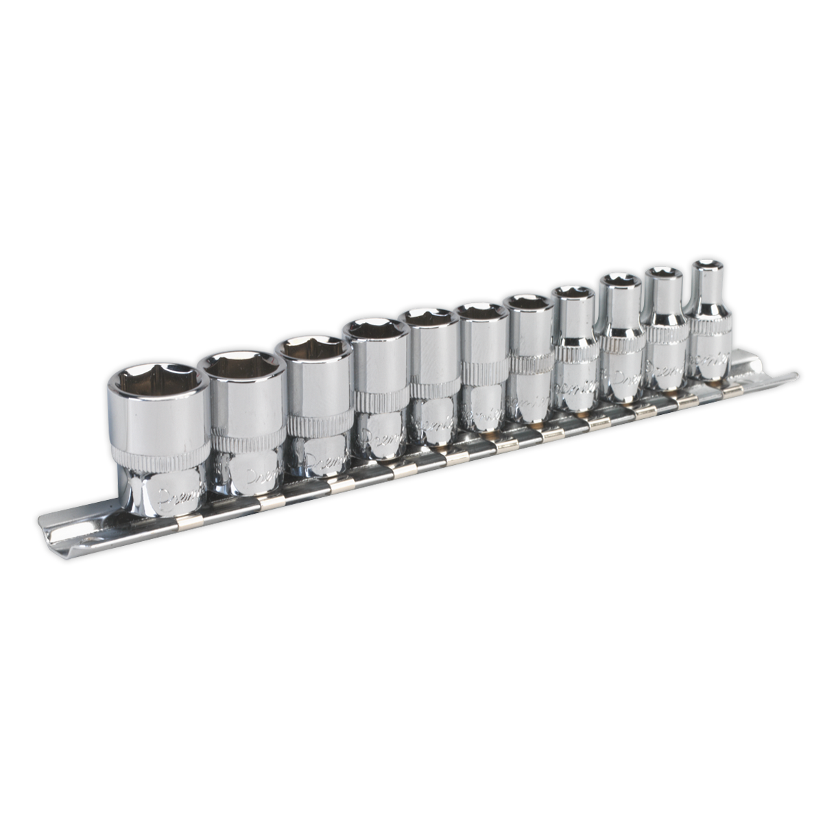 Sealey AK2670 Socket Set 11pc 1/4"Sq Drive WallDrive® - Imperial