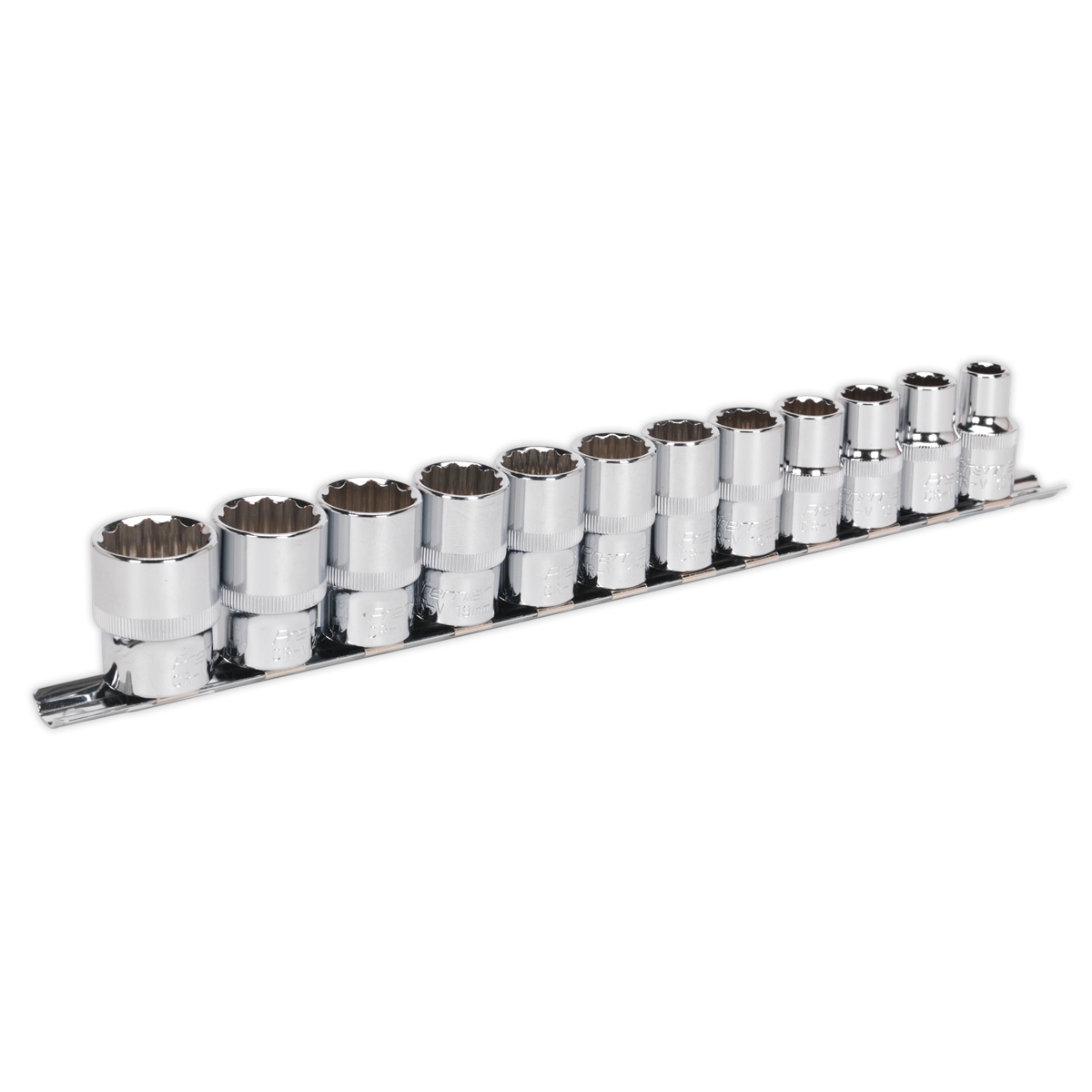 Sealey AK2684 Socket Set 12pc 1/2"Sq Drive 12pt WallDrive® Metric