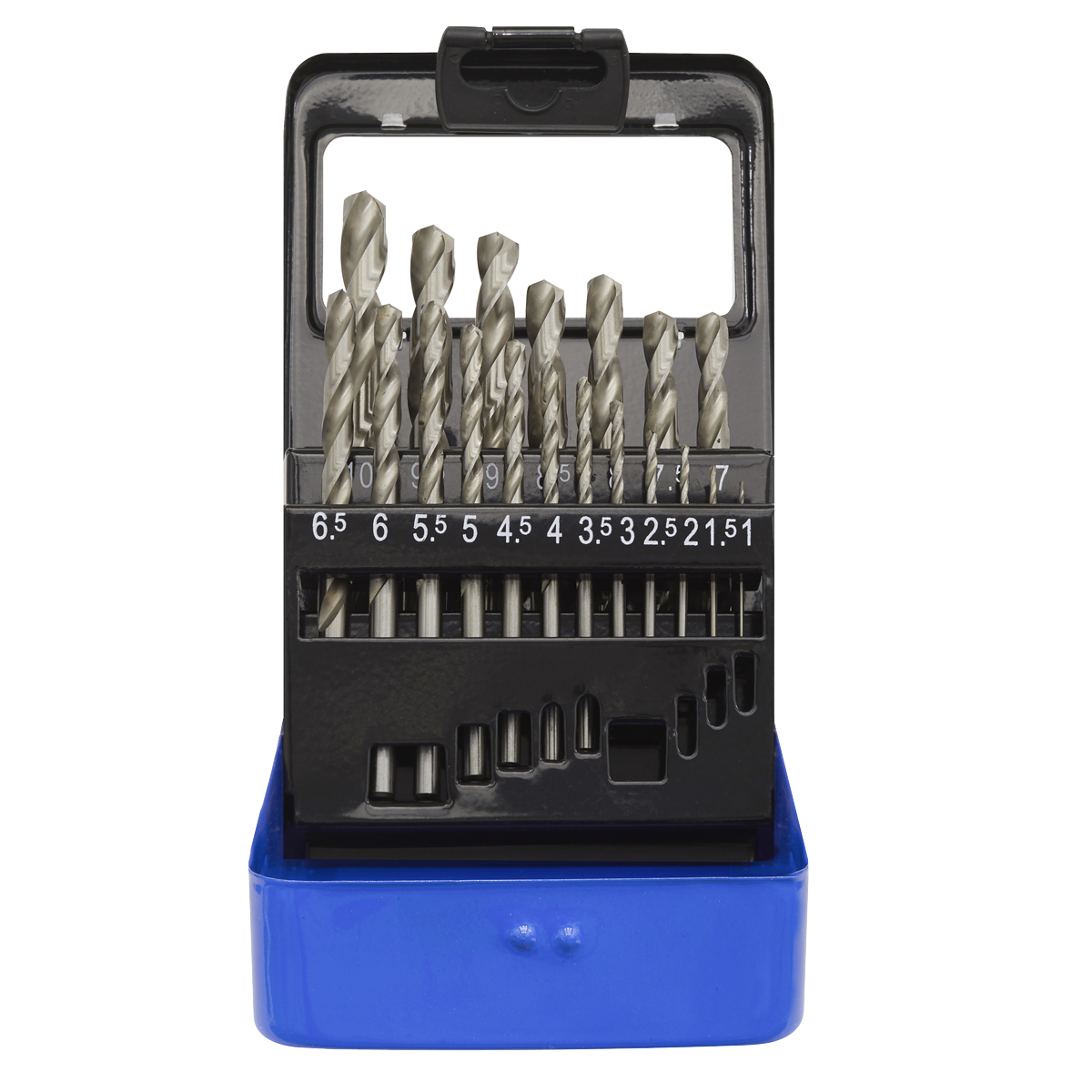 Sealey AK47191 HSS Fully Ground Drill Bit Set 19pc