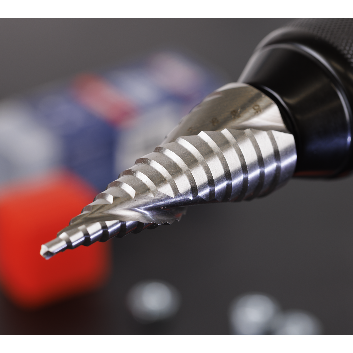 Sealey AK4748 Spiral Flute HSS 4341 Step Drill Bit 4-30mm