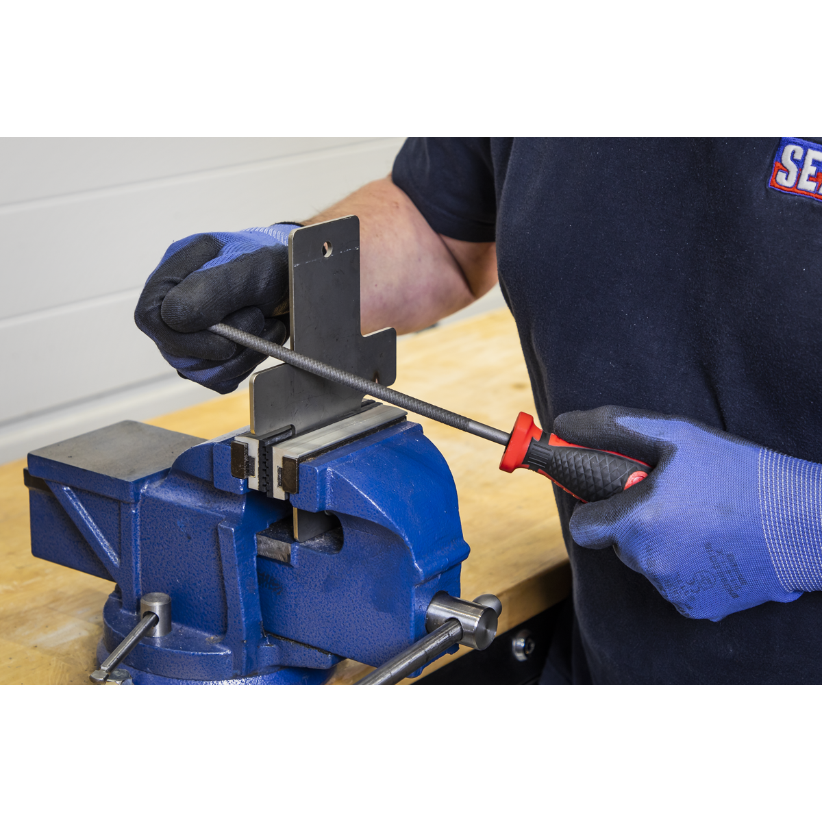 Sealey AK572 Engineer's File Set 3pc 200mm