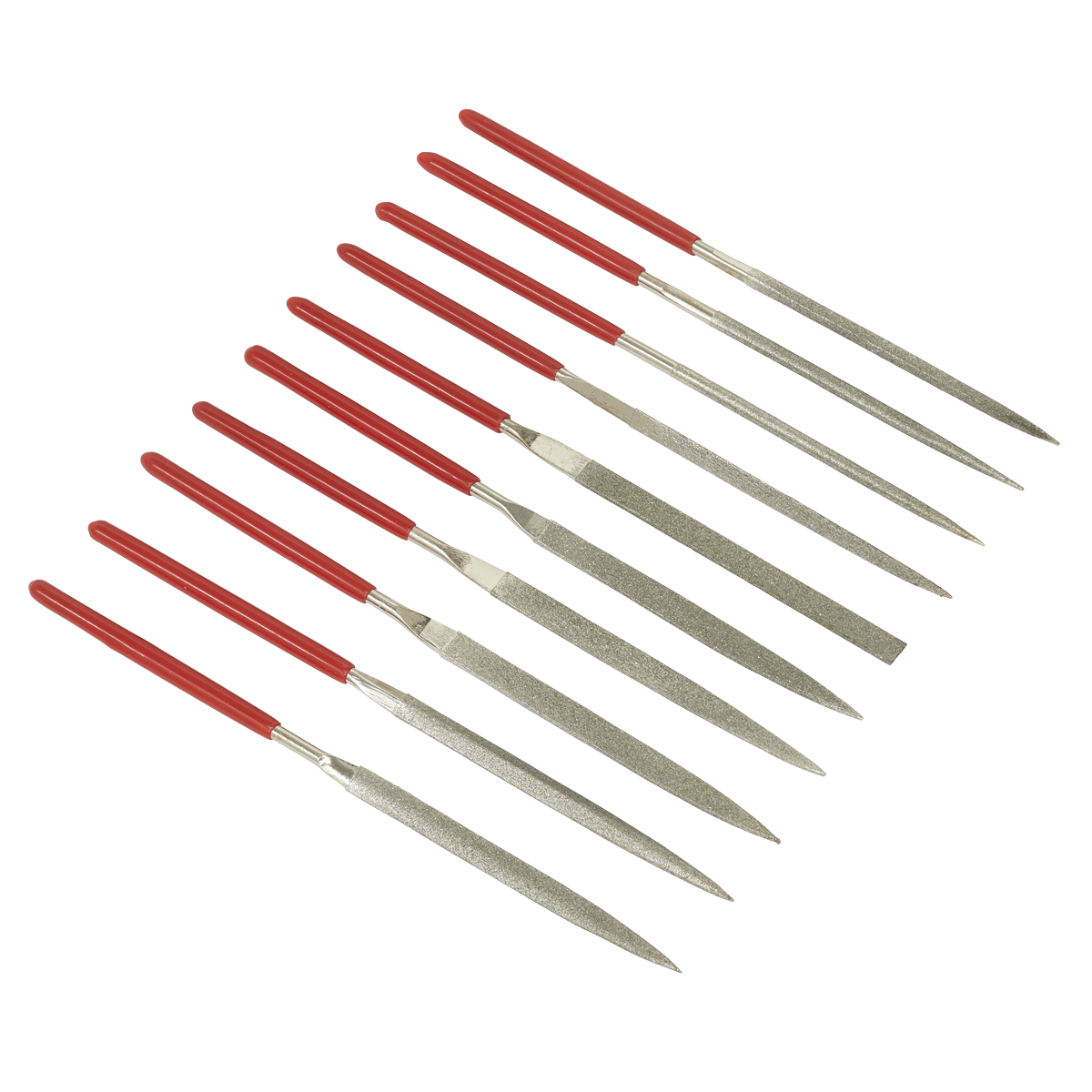 Sealey AK577 Diamond Needle File Set 10pc