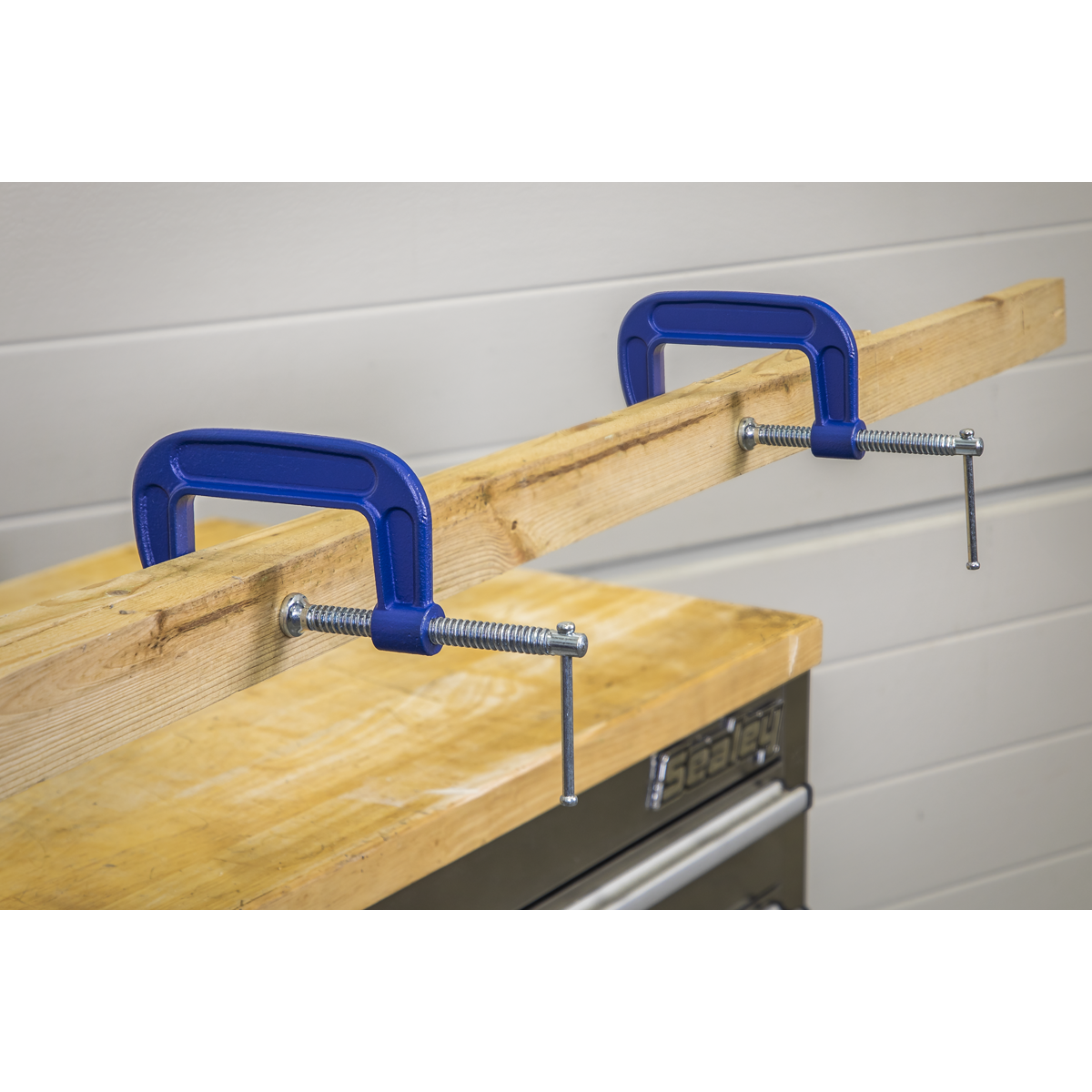 Sealey AK60034 G-Clamp Set 75mm 4pc