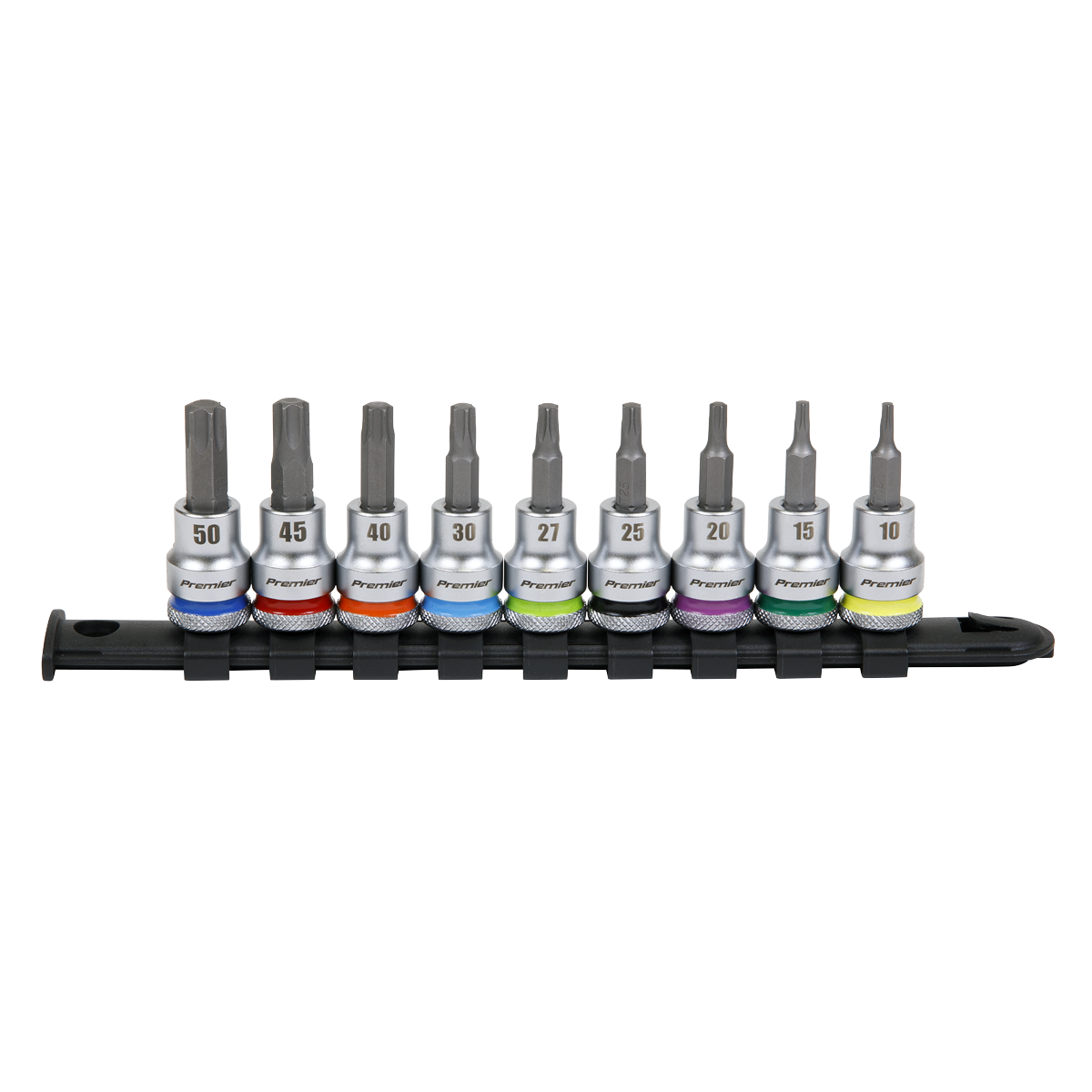 Sealey AK6251 Premier Platinum TRX-Star* Socket Bit Set 3/8"Sq Drive 9pc