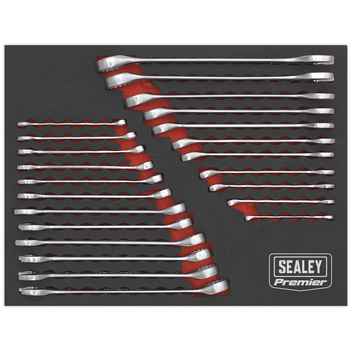 Sealey AK63256 Combination Spanner Set 23pc Metric/Imperial