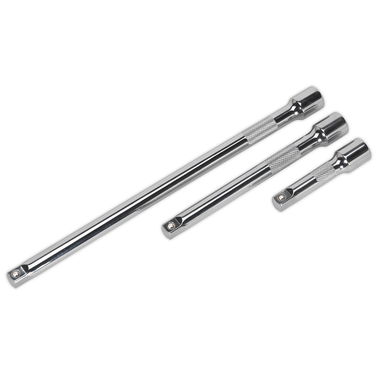 Sealey AK6340 Premier Extension Bar Set 3/8"Sq Drive 3pc