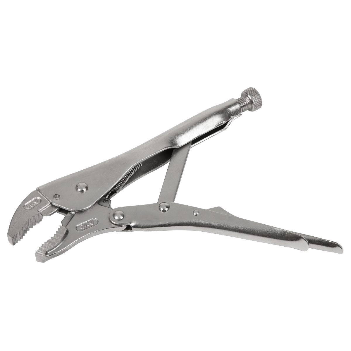 Sealey AK6821 Premier Locking Pliers Curved Jaws 225mm 0-47mm Capacity