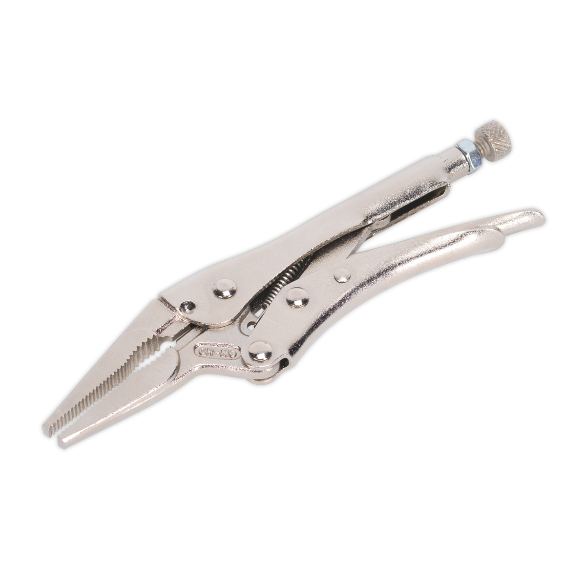 Sealey AK6824 Premier Long Nose Locking Pliers 170mm 0-50mm Capacity