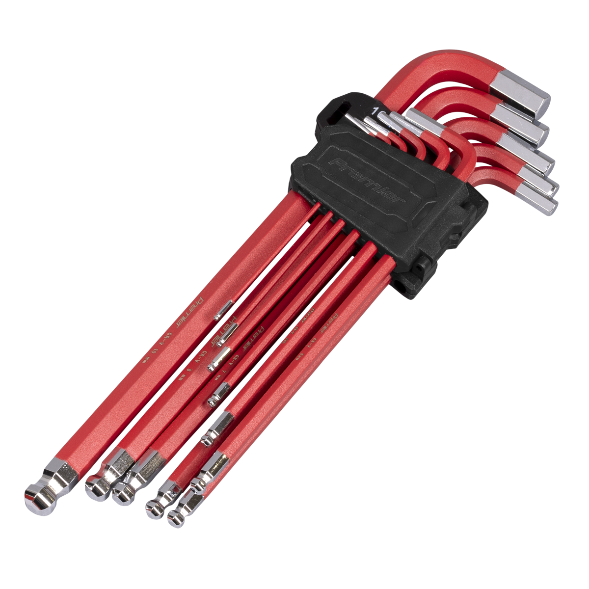 Sealey AK7164 Premier Extra-Long Ball-End Hex Key Set 11pc