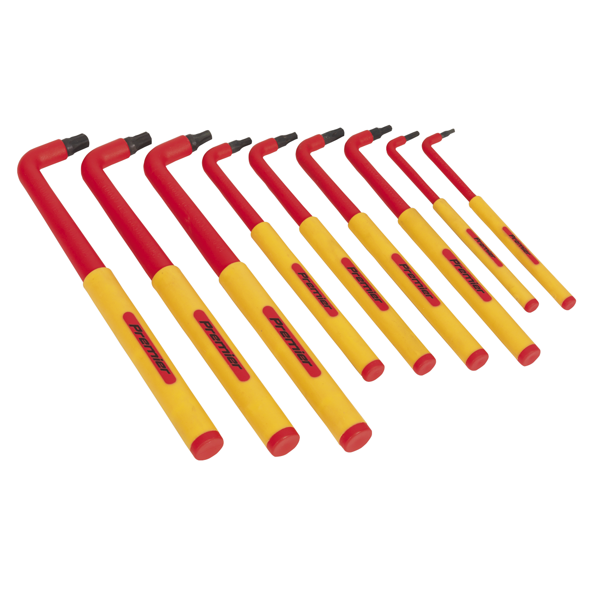 Sealey AK7178 Premier Extra-Long TRX-Star* Key Set 9pc - VDE Approved