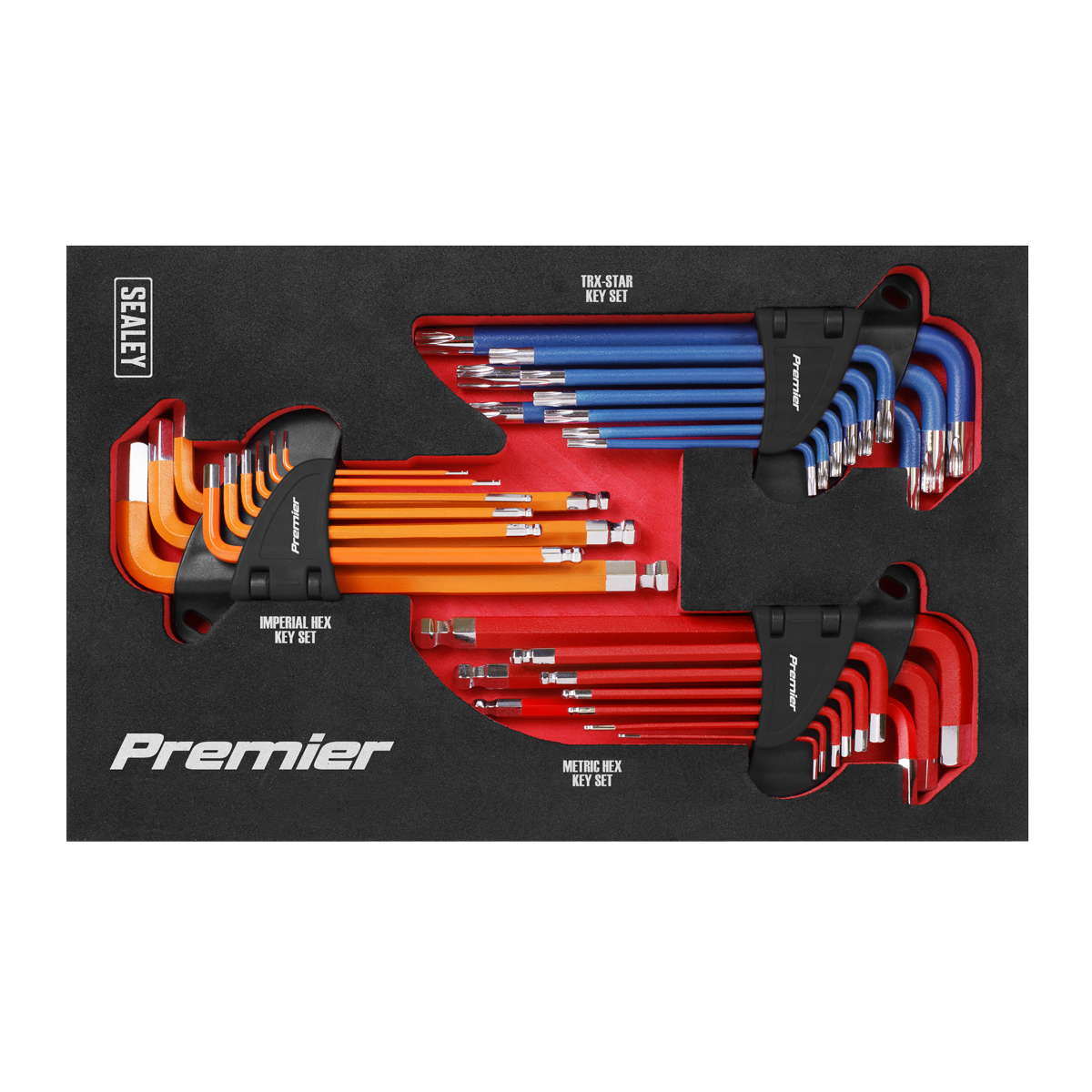 Sealey AK7179 Premier Master Hex Key Set 27pc