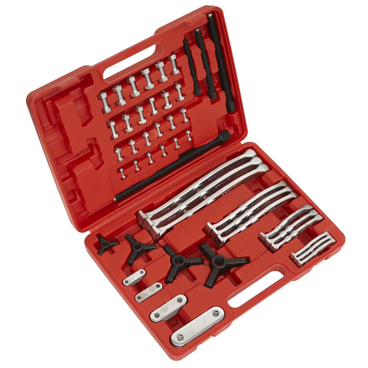 Sealey AK79 Gear Reversible Puller Set 4pc Triple Leg