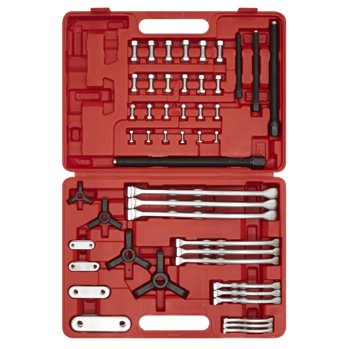 Sealey AK79 Gear Reversible Puller Set 4pc Triple Leg